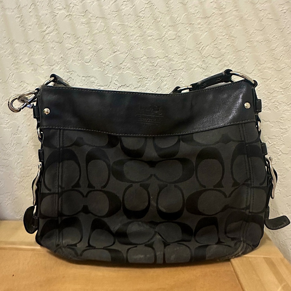 Black Coach Shoulder Bag